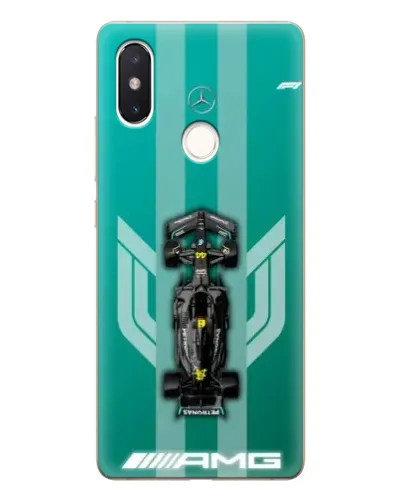 Чехол для Xiaomi Mi 8 SE с картинкой «Mercedes AMG Petronas»