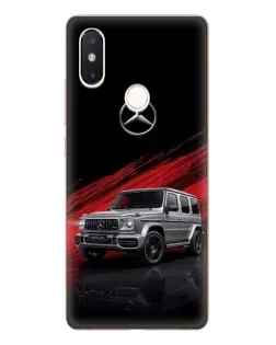 Чехол для Xiaomi Mi 8 SE с картинкой «Mercedes G-Class красный»