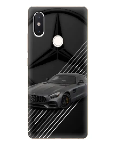 Чехол для Xiaomi Mi 8 SE с картинкой «Mercedes AMG — графика»