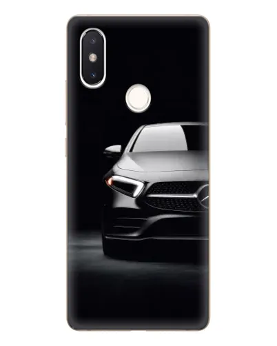 Чехол для Xiaomi Mi 8 SE с картинкой «Свет фар Mercedes»