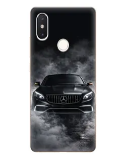 Чехол для Xiaomi Mi 8 SE с картинкой «Mercedes в дыму»
