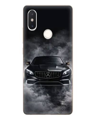 Чехол для Xiaomi Mi 8 SE с картинкой «Mercedes в дыму»