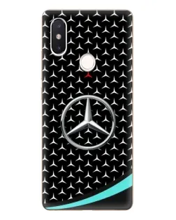 Чехол для Xiaomi Mi 8 SE с картинкой «Mercedes — бирюзовый акцент»