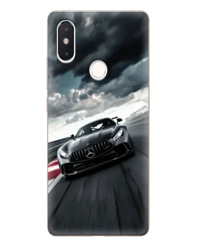 Чехол для Xiaomi Mi 8 SE с картинкой «Гоночный Mercedes AMG»