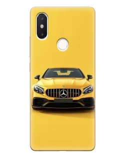 Чехол для Xiaomi Mi 8 SE с картинкой «Желтый Mercedes GT»