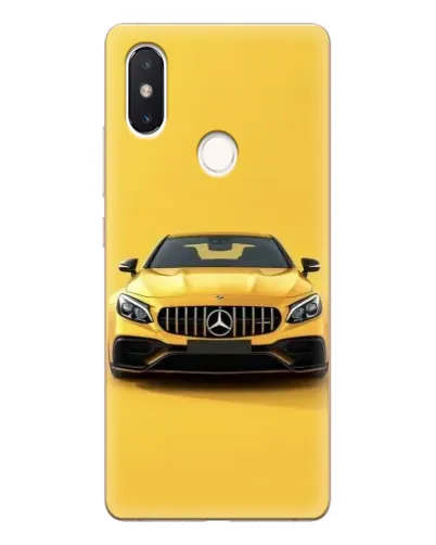 Чехол для Xiaomi Mi 8 SE с картинкой «Желтый Mercedes GT»