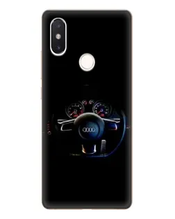Чохол для Xiaomi Mi 8 SE з картинкою «Салон Audi — кермо»