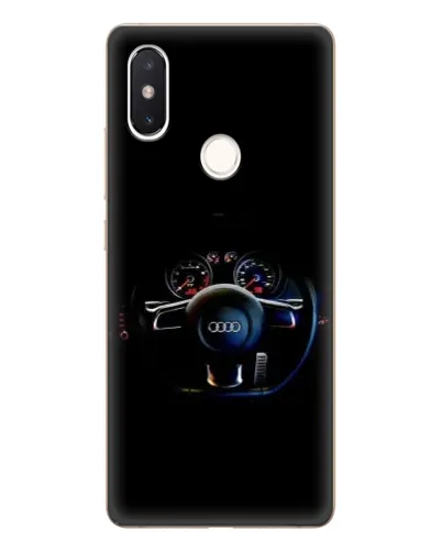 Чехол для Xiaomi Mi 8 SE с картинкой «Салон Audi — руль»