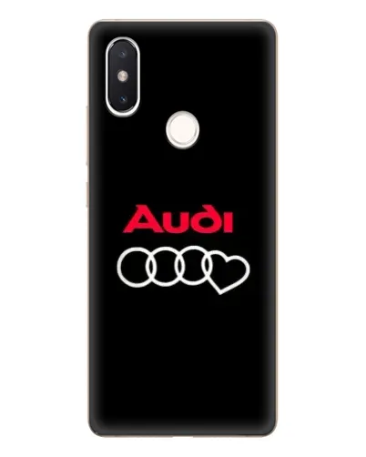 Чехол для Xiaomi Mi 8 SE с картинкой «Логотип Audi Heart»