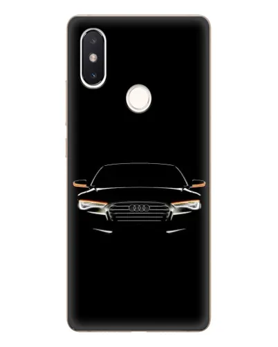 Чехол для Xiaomi Mi 8 SE с картинкой «Audi — ночной контур»