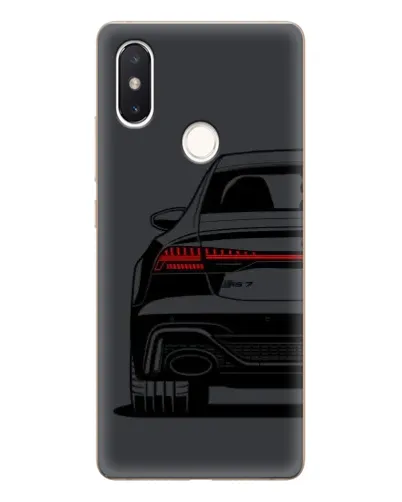 Чехол для Xiaomi Mi 8 SE с картинкой «Задняя часть Audi — арт»