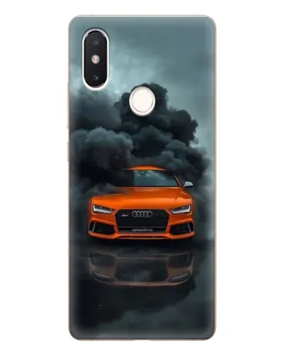 Чехол для Xiaomi Mi 8 SE с картинкой «Audi в облаках дыма»