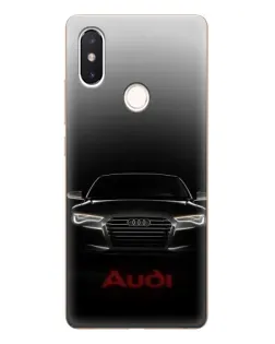Чехол для Xiaomi Mi 8 SE с картинкой «Audi — градиентный контур» Чехол для Xiaomi Mi 8 SE с картинкой «Audi — градиентный контур»