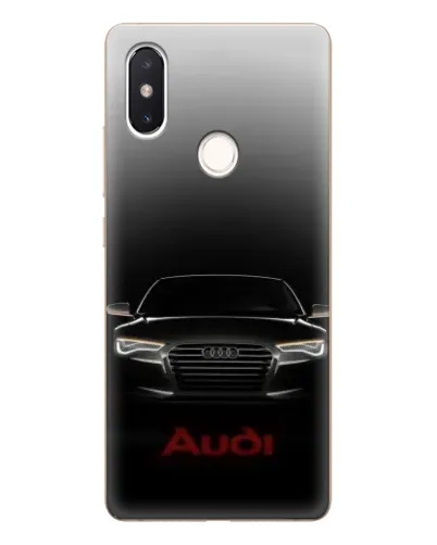 Чехол для Xiaomi Mi 8 SE с картинкой «Audi — градиентный контур»