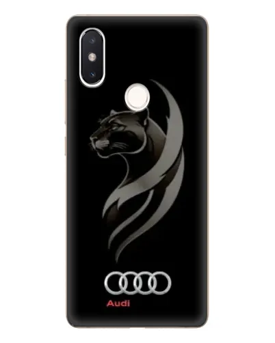 Чехол для Xiaomi Mi 8 SE с картинкой «Графика — пантера и Audi»