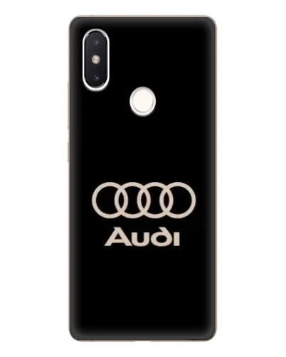 Чехол для Xiaomi Mi 8 SE с картинкой «Audi — золотой логотип»