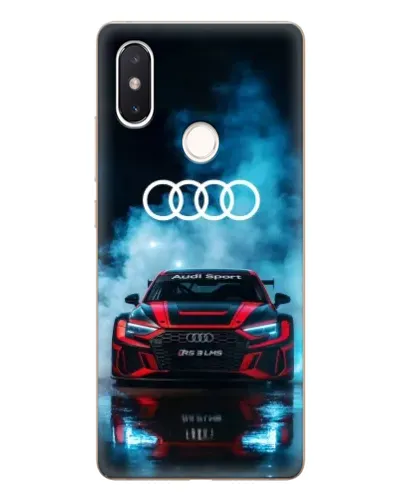 Чехол для Xiaomi Mi 8 SE с картинкой «Audi Sport — неон»