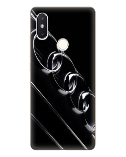 Чехол для Xiaomi Mi 8 SE с картинкой «Audi — абстрактные кольца»