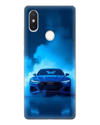 Чехол для Xiaomi Mi 8 SE с картинкой «Audi — голубая энергия»