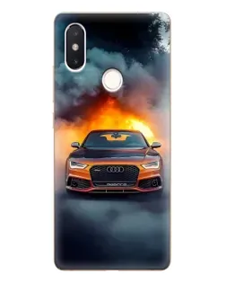 Чехол для Xiaomi Mi 8 SE с картинкой «Audi в огненном дыму» Чехол для Xiaomi Mi 8 SE с картинкой «Audi в огненном дыму»