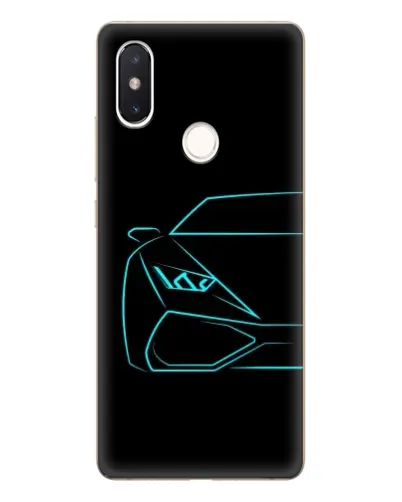 Чехол для Xiaomi Mi 8 SE с картинкой «Голубой силуэт Lamborghini» Чехол для Xiaomi Mi 8 SE с картинкой «Голубой силуэт Lamborghini»