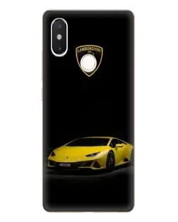 Чехол для Xiaomi Mi 8 SE с картинкой «Lamborghini желтый акцент»