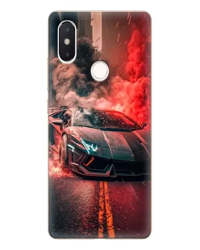 Чехол для Xiaomi Mi 8 SE с картинкой «Lamborghini красный дым» Чехол для Xiaomi Mi 8 SE с картинкой «Lamborghini красный дым»