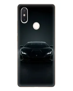 Чехол для Xiaomi Mi 8 SE с картинкой «Черный Lamborghini Aventador»