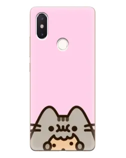 Чохол для Xiaomi Mi 8 SE з картинкою «Pusheen та печиво»