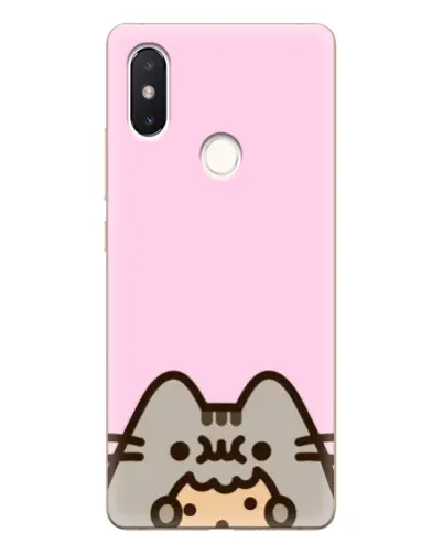 Чехол для Xiaomi Mi 8 SE с картинкой «Pusheen и печенье» Чехол для Xiaomi Mi 8 SE с картинкой «Pusheen и печенье»