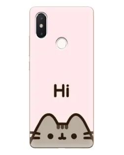 Чохол для Xiaomi Mi 8 SE з картинкою «Пушин каже Hi»