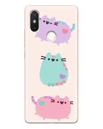 Чехол для Xiaomi Mi 8 SE с картинкой «Pusheen трио» Чехол для Xiaomi Mi 8 SE с картинкой «Pusheen трио»