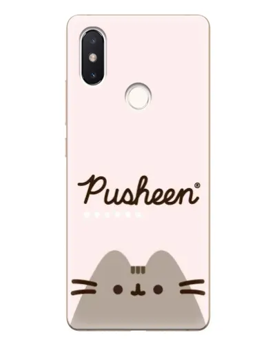 Чехол для Xiaomi Mi 8 SE с картинкой «Pusheen логотип» Чехол для Xiaomi Mi 8 SE с картинкой «Pusheen логотип»