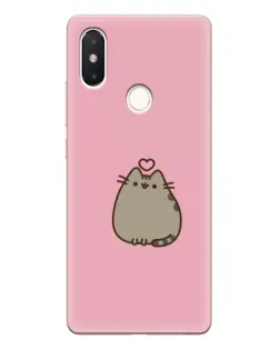 Чохол для Xiaomi Mi 8 SE з картинкою «Pusheen серце»