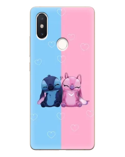 Чехол для Xiaomi Mi 8 SE с картинкой «Stitch и Angel Love»