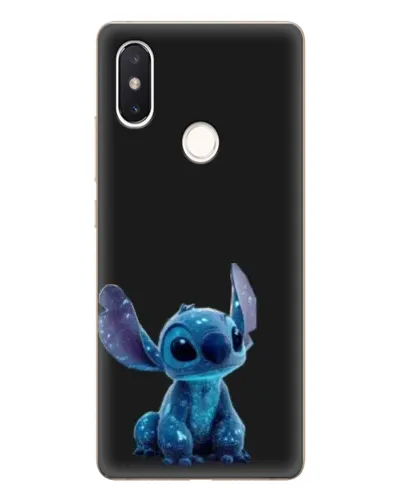 Чехол для Xiaomi Mi 8 SE с картинкой «Стич на черном»