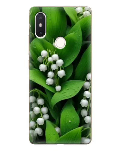 Чехол для Xiaomi Mi 8 SE с картинкой «Ландыши в зелени»