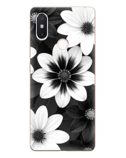 Чехол для Xiaomi Mi 8 SE с картинкой «Монохромные астры» Чехол для Xiaomi Mi 8 SE с картинкой «Монохромные астры»