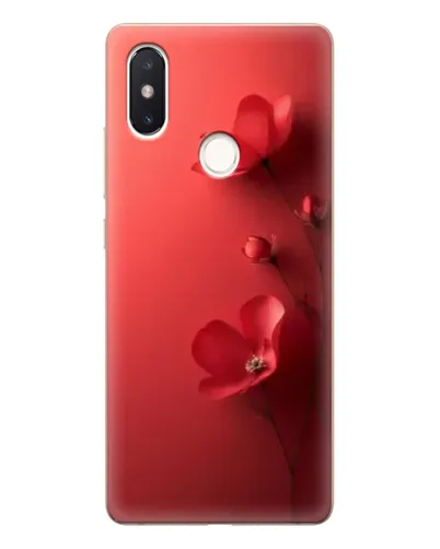 Чехол для Xiaomi Mi 8 SE с картинкой «Маковые соцветия»