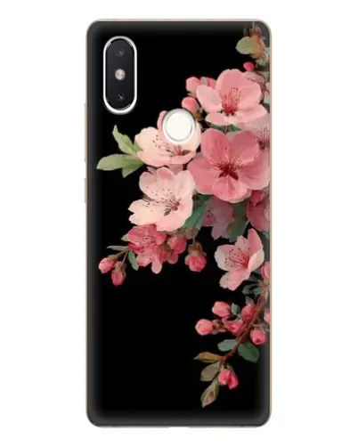 Чехол для Xiaomi Mi 8 SE с картинкой «Розовая ветка сакуры»