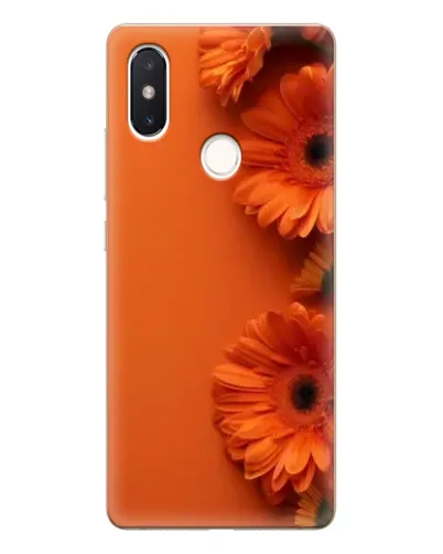 Чехол для Xiaomi Mi 8 SE с картинкой «Оранжевые герберы»