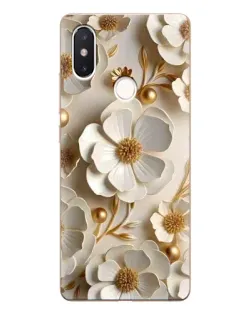 Чехол для Xiaomi Mi 8 SE с картинкой «Белие бумажние цвети» Чехол для Xiaomi Mi 8 SE с картинкой «Белие бумажние цвети»