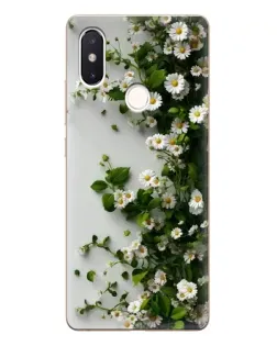 Чехол для Xiaomi Mi 8 SE с картинкой «Ветка мелких белых цветов» Чехол для Xiaomi Mi 8 SE с картинкой «Ветка мелких белых цветов»