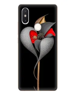 Чехол для Xiaomi Mi 8 SE с картинкой «Серебряный фантазийный цветок» Чехол для Xiaomi Mi 8 SE с картинкой «Серебряный фантазийный цветок»