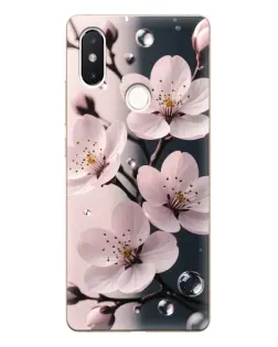 Чехол для Xiaomi Mi 8 SE с картинкой «Нежная сакура и капли» Чехол для Xiaomi Mi 8 SE с картинкой «Нежная сакура и капли»