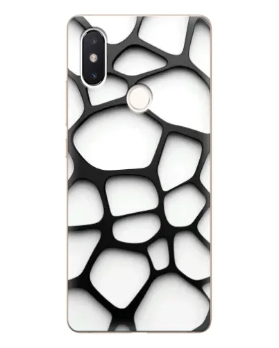 Чехол для Xiaomi Mi 8 SE с картинкой «Белая объемная сетка» Чехол для Xiaomi Mi 8 SE с картинкой «Белая объемная сетка»