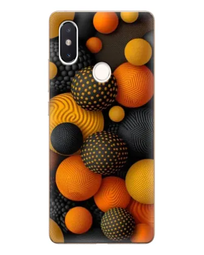 Чехол для Xiaomi Mi 8 SE с картинкой «Объемные оранжевые сферы» Чехол для Xiaomi Mi 8 SE с картинкой «Объемные оранжевые сферы»