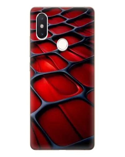 Чехол для Xiaomi Mi 8 SE с картинкой «Красная глянцевая сетка» Чехол для Xiaomi Mi 8 SE с картинкой «Красная глянцевая сетка»