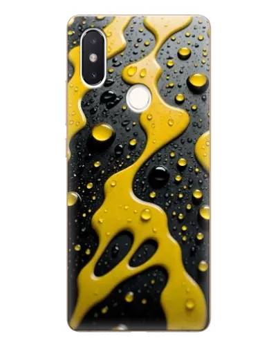 Чехол для Xiaomi Mi 8 SE с картинкой «Жидкое желтое золото» Чехол для Xiaomi Mi 8 SE с картинкой «Жидкое желтое золото»