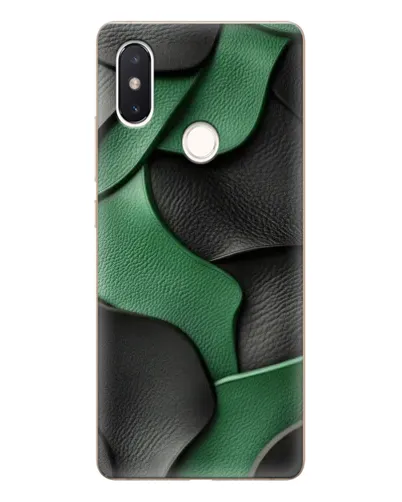 Чехол для Xiaomi Mi 8 SE с картинкой «Зеленые кожаные волны» Чехол для Xiaomi Mi 8 SE с картинкой «Зеленые кожаные волны»